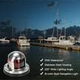 thumbnail image 5 of 12V LED Boat Navigation Lights, Waterproof Marine Sailing Signal Lights Stainless Steel 1.96 in 2.44 inâ DEWEL, 5 of 7