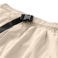thumbnail image 5 of Thousandth Men Summer Cargo Shorts Quick Dry Shorts Buckle Waist Relaxed Hiking Lightweight Zipper Pocket Breathable Workwear Outdoor Short Pants, 5 of 10