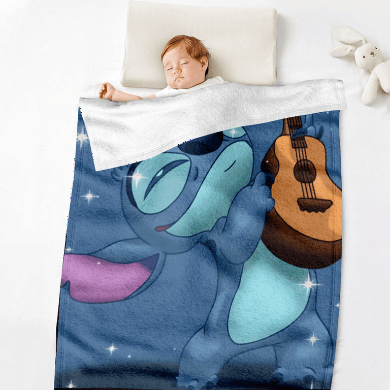 Movies Lilo and Stitch Throws Blanket With Pillow Cover For Bed