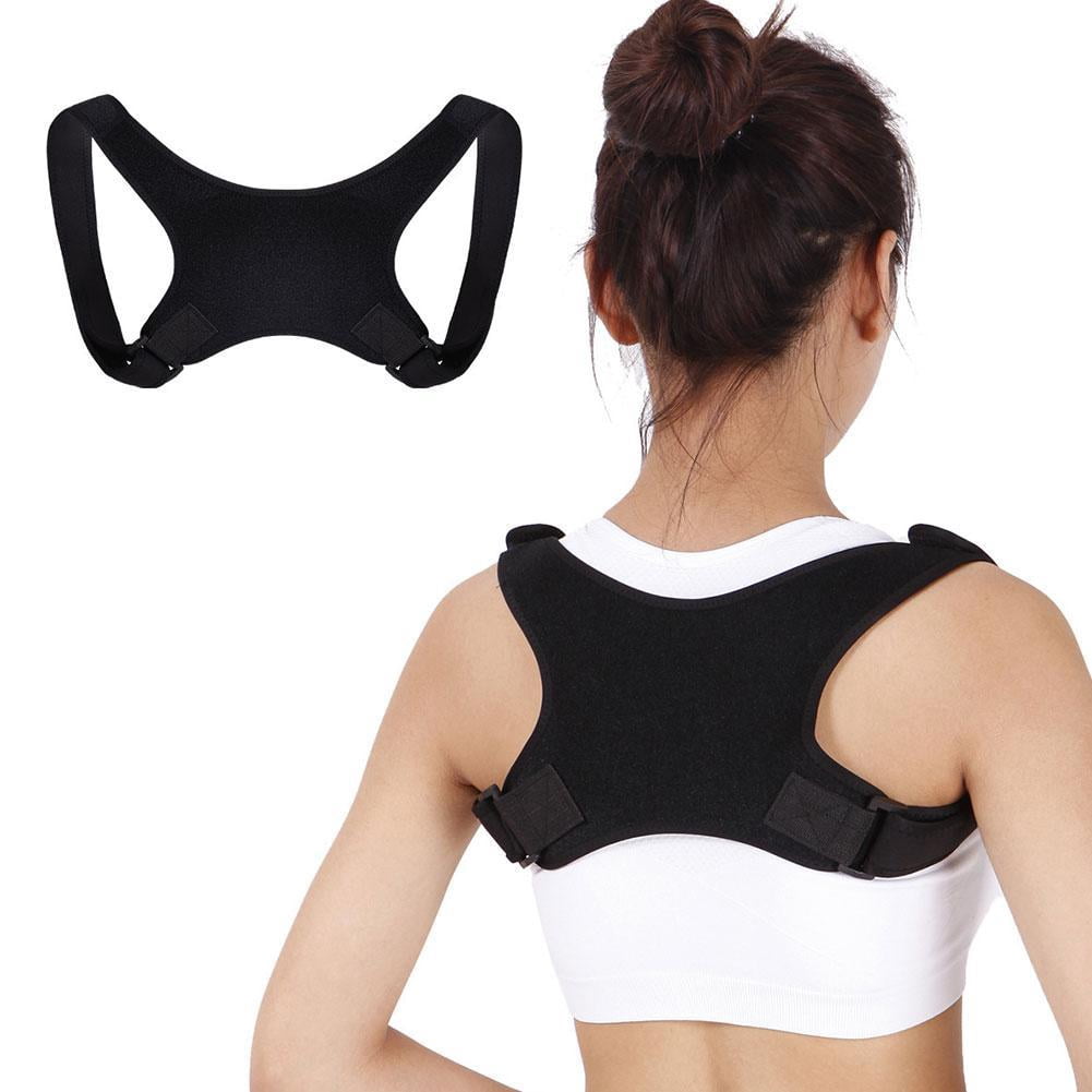 Posture Corrector Men Support Back Shoulder Pro Brace Belt Adjustable Women Kids K4D4