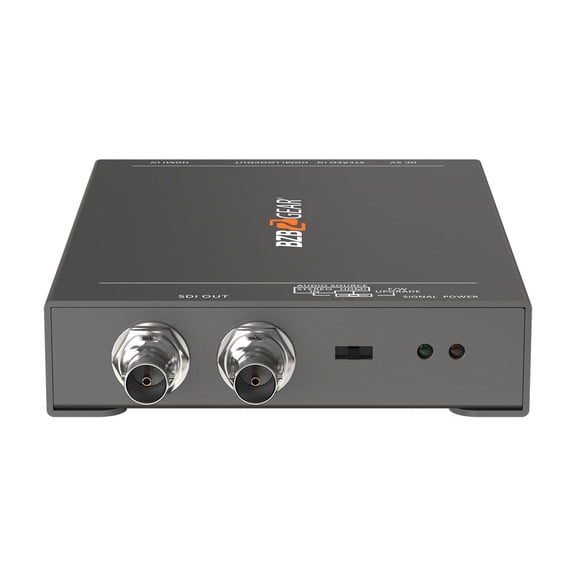 BZBGEAR 4K UHD HDMI 2.0 to 12G-SDI Converter with HDMI Loop-out and Audio Embedding