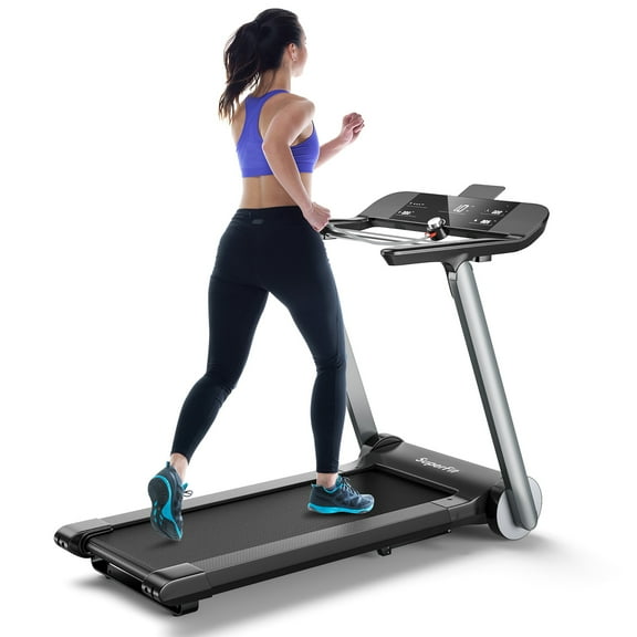 Costway Folding Electric Treadmill Jogging MachineBluetooth10 Preset Programs
