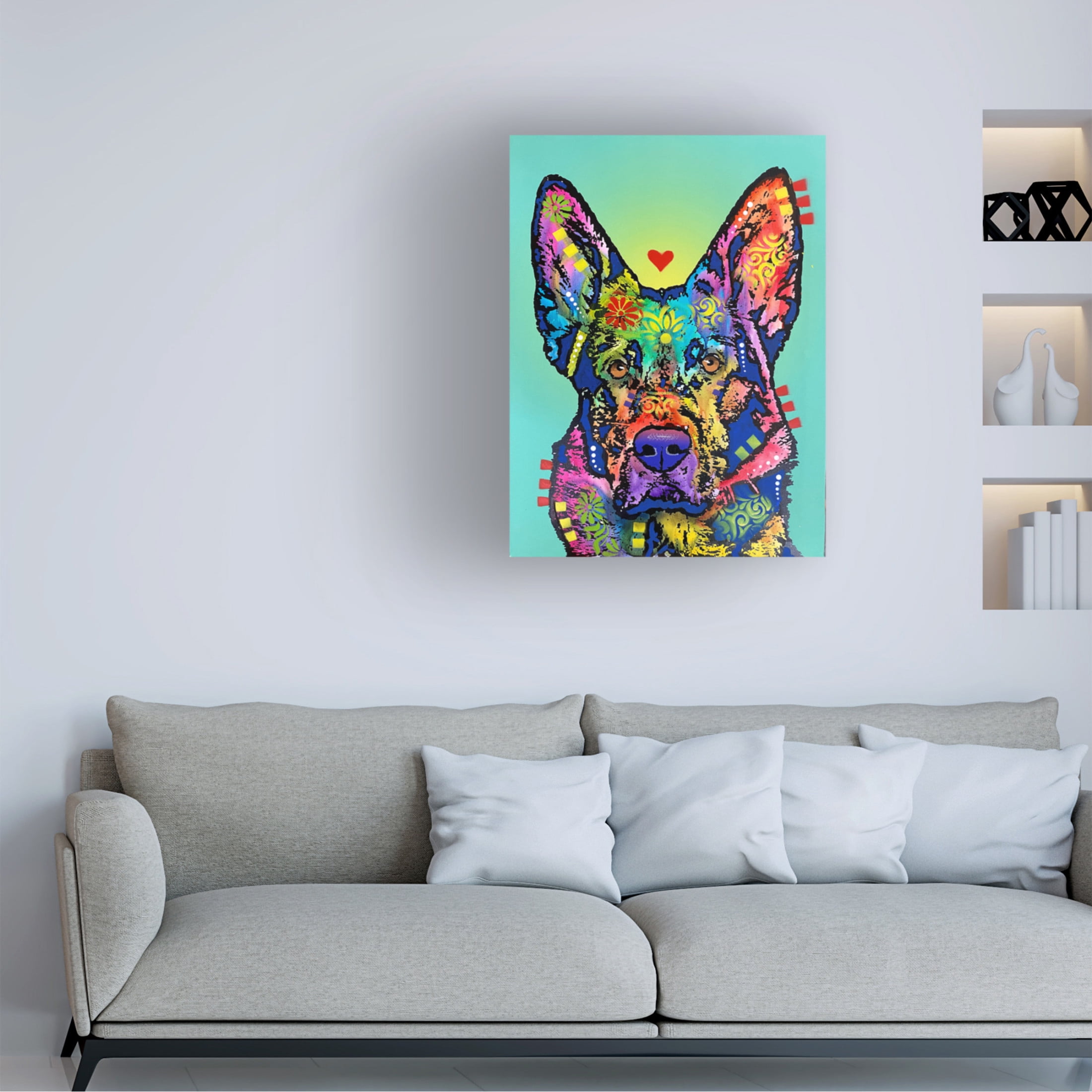 Canvas Wall Art - Dean Russo- Exclusive 'All In' Wall Art for Living Room, Bedroom, or Office Décor by Trademark Fine Art - 24 x 32 Inches