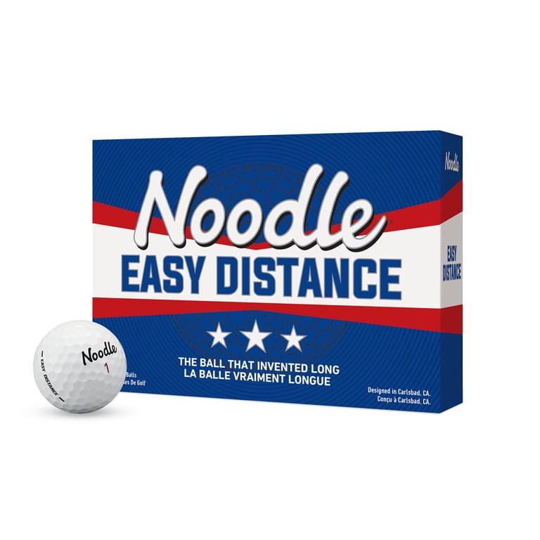 Noodle Easy Distance Golf Balls, 12 Pack, White photo 2