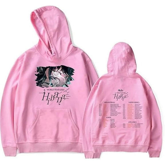 Ado 2025 World Tour Unisex Hoodie Merch Long sleeve winter pullover