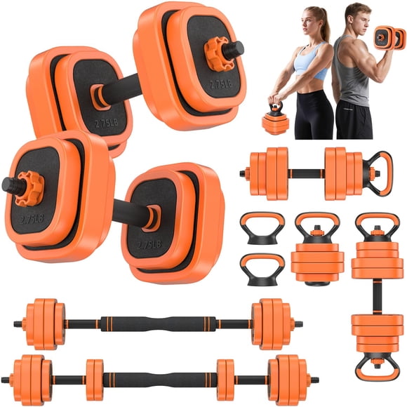 Set de mancuernas ajustables Rendpas 45/65/85 lb 4 en 1