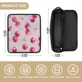 thumbnail image 3 of Hair Tools Travel Bag Heat-Resistant Curling Iron Organizer Bag with Detachable Heatproof Mat Travel Storage Case Watercolor Sparkling Cherries, 3 of 8