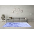 thumbnail image 3 of Ahgly Company Indoor Rectangle Solid Blue Modern Area Rugs, 7' x 9', 3 of 4