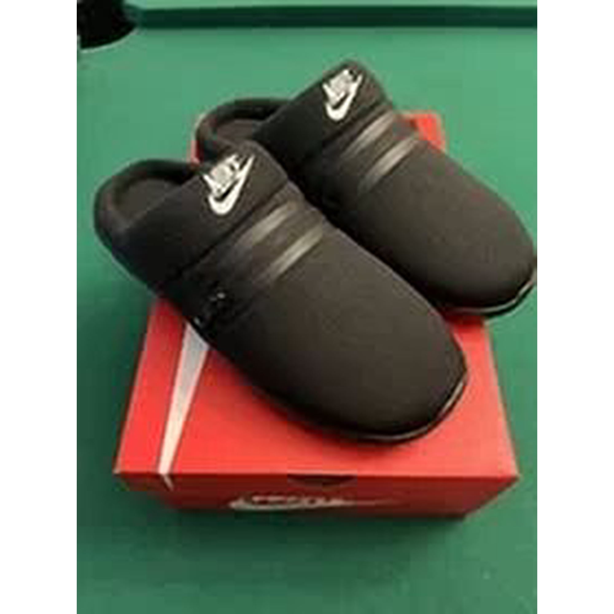 Burrow \'Black Phantom\' size 9 Nike Burrow Slippers Mens Sandals Black Black Phantom FJ6039  main image 3