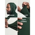 thumbnail image 6 of X RAY JEANS Mens Long Sleeve Hoodie T-Shirt, Hunter, XL, 6 of 6