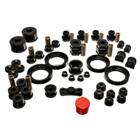 Honda Civic Suspension System - Energy Suspension 99-00 Honda Civic Si Black Hyper-Flex Master Bushing Set