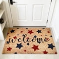 thumbnail image 2 of SLYNSHome 4th of July Welcome Door Mat 20x31 inch Independence Day Doormat Indoor Outdoor Entrance Floor Mat Non Slip Patriotic Memorial Day Home Decor, 2 of 7