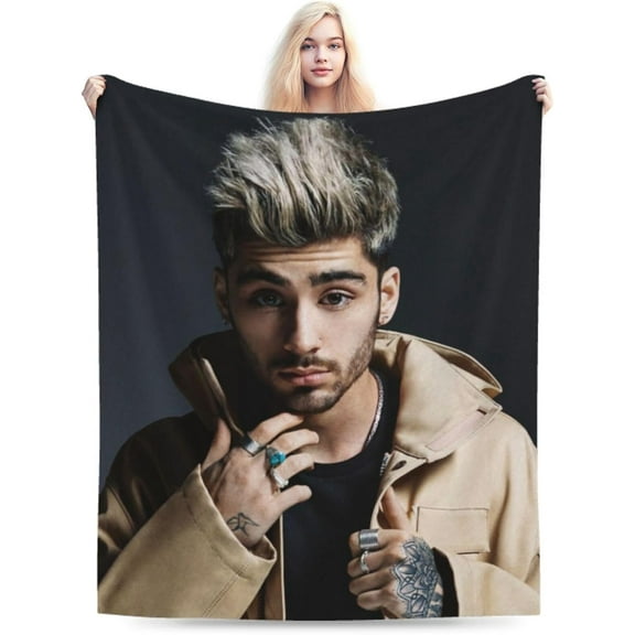 Blanket Zayn Malik Soft and Comfortable Warm Fleece Throw Blankets Yoga Blankets Beach Blanket Picnic Blankets Gift for Dorm room office decor Sofa Bed Camping Travel All Season