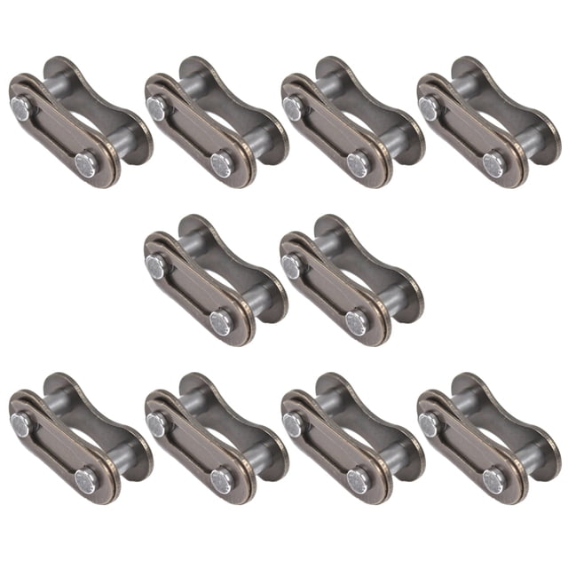 KAKOWELY missing link 10Pc Missing Link Stainless Steel Chain Folding Single Chain for Bike Accessory0.39"X0.39"X0.79"