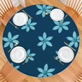 thumbnail image 2 of Round fitted tablecloth with elastic border, polyester fabric, fits 44-52 inch tables, extra large, 2 of 7