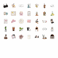 thumbnail image 2 of 35pcs Beauty Stickers Self-Care Stickers Coffee Stickers Relaxation Stickers for Laptops Notebooks Suitcases, 2 of 9