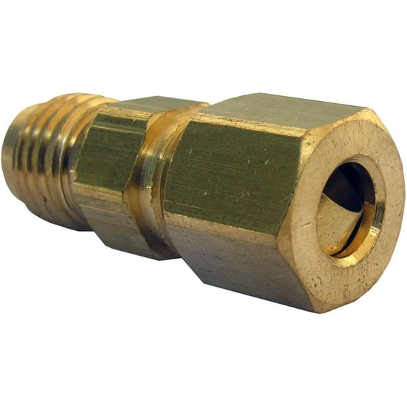 Lasco Fittings Brass Compression Adapter 17-6755 - 3/8 In. Female x 1/4 In. Male - 3/8" x 1/4"