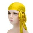 thumbnail image 2 of RYDCOT Silky Durag – Ice Silk Durag for Men & Women | Perfect for Waves, Braids & Locs | Wide Long Tail, 2 of 3
