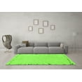 thumbnail image 3 of Ahgly Company Indoor Rectangle Solid Green Modern Area Rugs, 2' x 5', 3 of 4