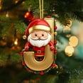 thumbnail image 3 of Rapeiae 26 Letters Christmas Tree Decoration Pendant Christmas Tree Ornaments Personalized Christmas Ornaments Christmas Decoration Xmas Tree Hanging Decor, 3 of 4