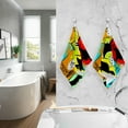 thumbnail image 7 of Dreamtimes Dinosaurs Colorful Ultra Soft 2 PCS Towel Set, Highly Absorbent Hand Towels 16 x 28 Inch Cotton Towels for Bathroom Hotel Gym Travel, Ideal for Daily Use, 7 of 7