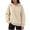 Beige,#060, variant on Women Oversized Hoodies Fall Outfits | Gentle Skin Feel, Aesthetic Drop Shoulder, Large Kangaroo Pocket, Seamless Daily Outfit Match,S