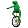 thumbnail image 1 of 9" Here Come Dat Boi Meme Vinyl Sticker, 1 of 1