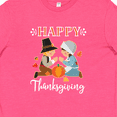 thumbnail image 4 of Inktastic Happy Thanksgiving Christian Pilgrims Holiday Youth T-Shirt, 4 of 5