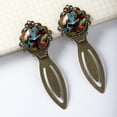 thumbnail image 3 of Chameleon Vintage Copper-Colored Lace Bookmarks: Set of 2 Stainless Steel Book Marks, Gift for Book Lovers and Readers, 3 of 5