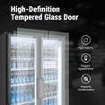 thumbnail image 6 of Yeego 27.12 Cu.Ft Commercial Refrigerator,800 Cans Merchandiser Refrigerator with LED Light & Door Lock, 6 of 12