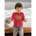 thumbnail image 2 of Funny Cute Big Pumpkin Long Sleeve Toddler -Image by Shutterstock,  3 Toddler, 2 of 4