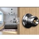 thumbnail image 2 of Speravity Perillas de manija de puerta esférica Cerradura de dormitorio de acero inoxidable universal Cerraduras de entrada de baño Herrajes de Herramientas y ferretería Negro 160x75mm, 2 of 6