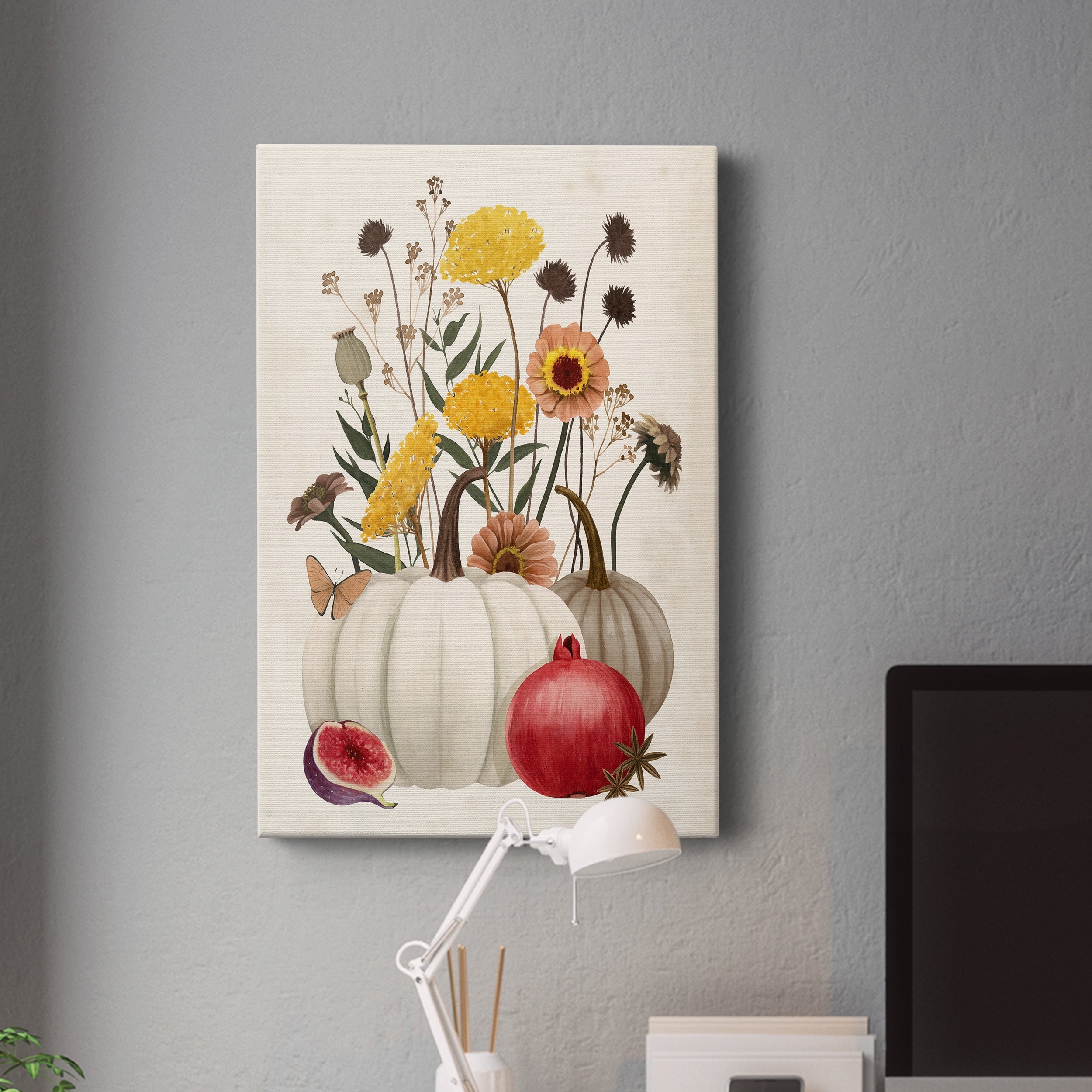 Fall Botanicals II Premium Gallery Wrapped Canvas - Ready to Hang