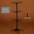thumbnail image 4 of Estante de Exhibición de Joyería árbol de Exhibición de Adorno Adaptable Negro de 3 Niveles para Collar Pulsera Espectáculos Artesanales ANGGREK  Otros, 4 of 8