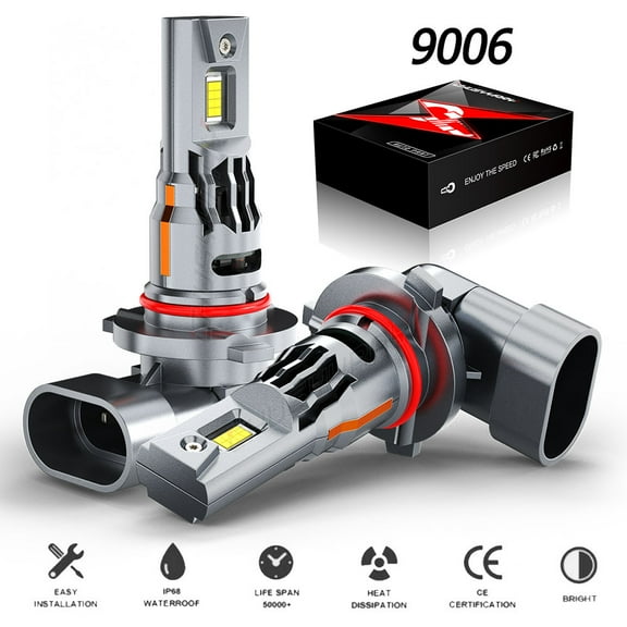 CHUSYYRAY 9006 HB4 fits Honda Civic 2006-2015 LED Headlight Low Beam Bulbs 6000K White 2 Pack