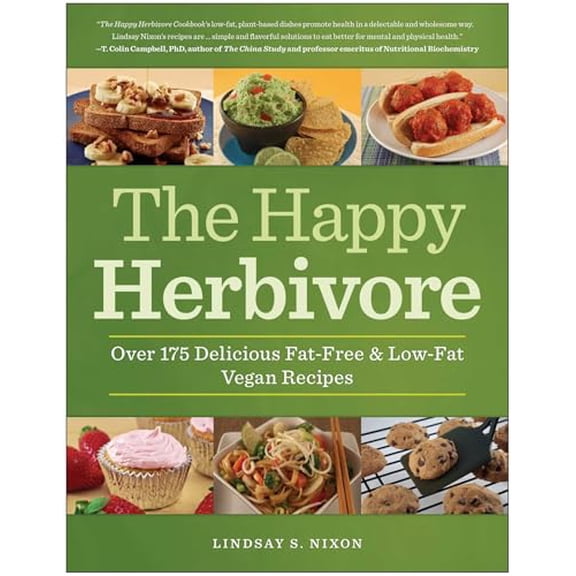 Pre-Owned The Happy Herbivore Cookbook: Over 175 Delicious Fat-Free & Low-Fat Vegan Recipes (Paperback) 1935618121 9781935618126