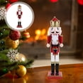 thumbnail image 2 of Desktop Christmas Traditional Nutcracker Figure Wooden Nutcracker Soldier Holiday Decor, 2 of 9