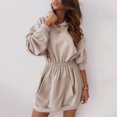 thumbnail image 2 of Femmes Automne Hiver Sweatshirts Robe, 2 of 7