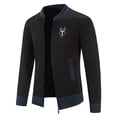 thumbnail image 4 of Fesfesfes Fleece Coat for Men's Fashion Fall And Winter Plaid Hooded Fleece Knitted Sweater Sweater Jacket On Sale, 4 of 5