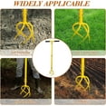 thumbnail image 5 of Garden Hand Tiller Garden Claw Twist Tiller Cultivator Tiller Soil Loosener Lawn Aerator Areator Loosen, Rototiller, Garden Bed and Plant Box Cultivator, Garden Tools., 5 of 5