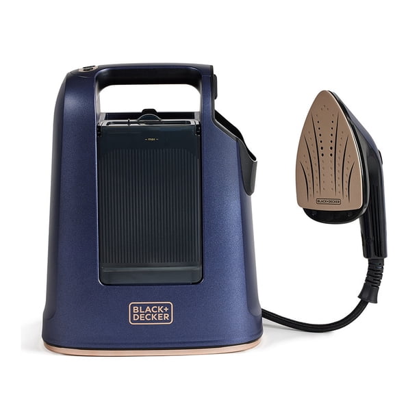 Vaporizador y Plancha Black+Decker Tanque 750 ml 1700W HGS600-LA Azul
