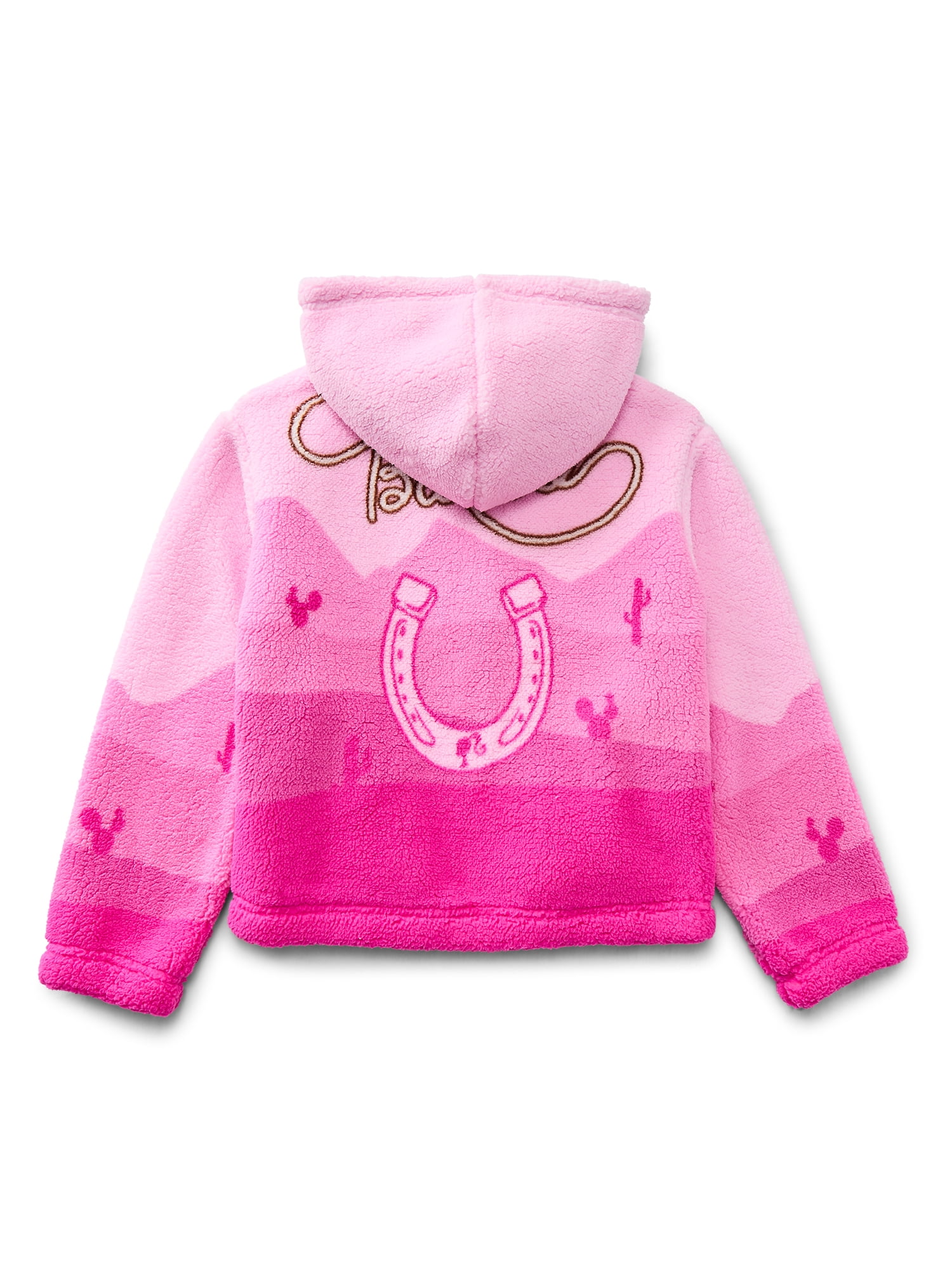 Barbie Girl's Plush Sherpa Jacket, Sizes 4-12