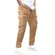 thumbnail image 2 of Pantalones de trabajo para hombre, holgados, de alta elasticidad, con múltiples bolsillos y pierna recta, largos y largos., 2 of 4