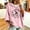 Pink, variant on Halloween Hoodies for Women Drawstring 3/4 Sleeve Trendy Print Hoodie Fall Clothes Crewneck Sweatshirts Loose Fit Trendy Tops Winter Clothing Daily Travel Outfits