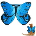 thumbnail image 2 of CHENjy Pet Butterfly Wings Costume Realistic Adjustable Lightweight Pet Cosplay Wing for Halloween Cat Accessories 7.87*7.87 in, 2 of 7