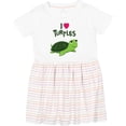 thumbnail image 3 of Inktastic I Love Turtles Girls Toddler Dress, 3 of 5