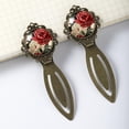 thumbnail image 3 of Peony Vintage Copper-Colored Lace Bookmarks: Stainless Steel Reading Accessories and Bookmarks - Ideal Gift Set for Book Lovers, 3 of 5