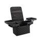 thumbnail image 5 of Bolsa de viaje para maquillaje, bolsa de cosméticos, bolsa de hombro, organizador de cosméticos, bolsa de artículos de tocador para actividades al Cremallera negra, 5 of 9