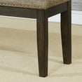 thumbnail image 7 of Xukmct Solid Wood Fabric Padded Seat Dining Bench for Home, Dining Room, 7 of 7
