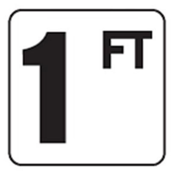 Inlays V620010 6 in. Vinyl Stickon 1 ft.